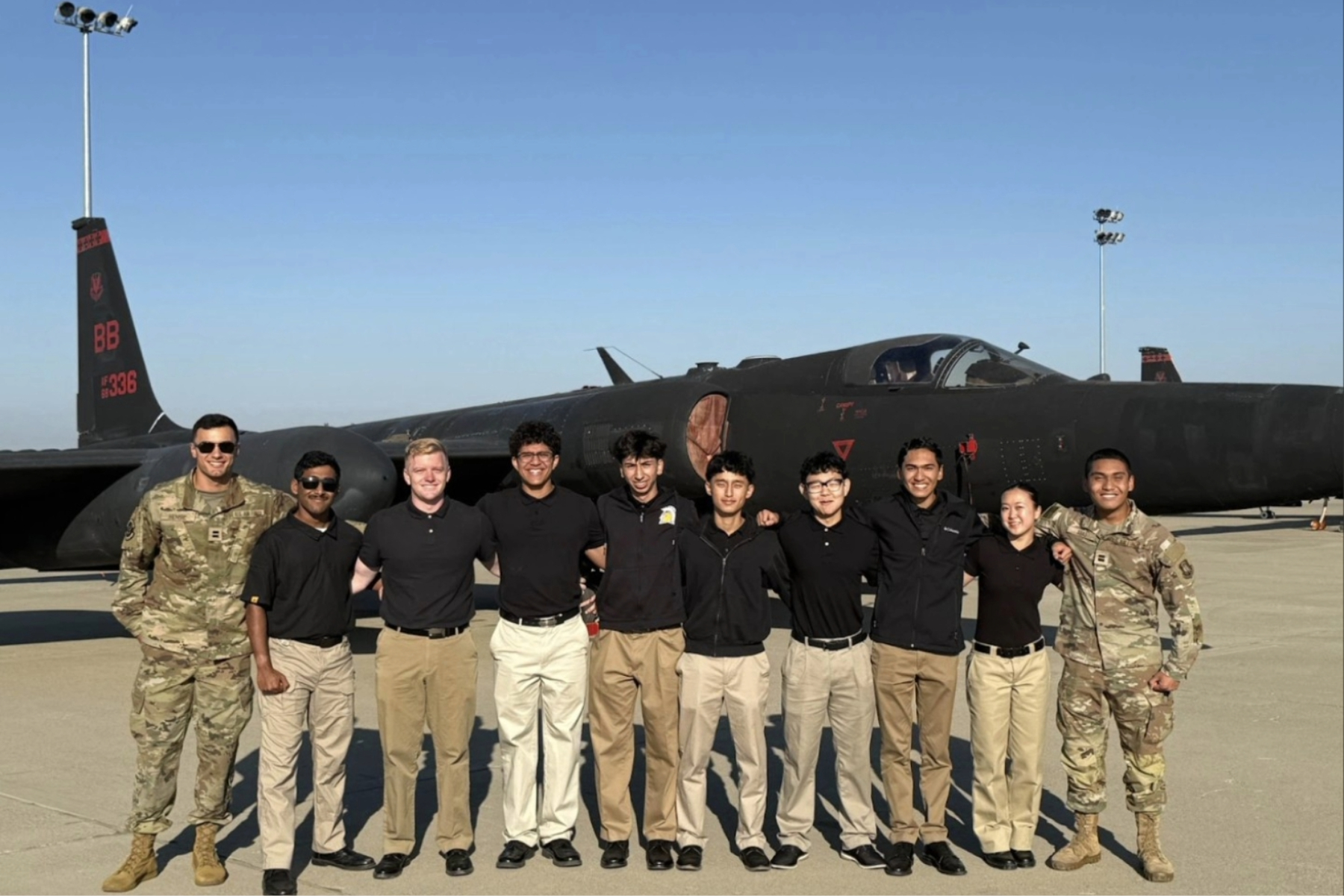cadet group photo at beale