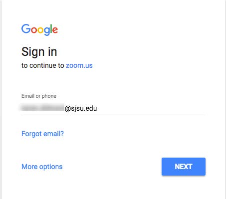 Zoom in Chrome sign in panel