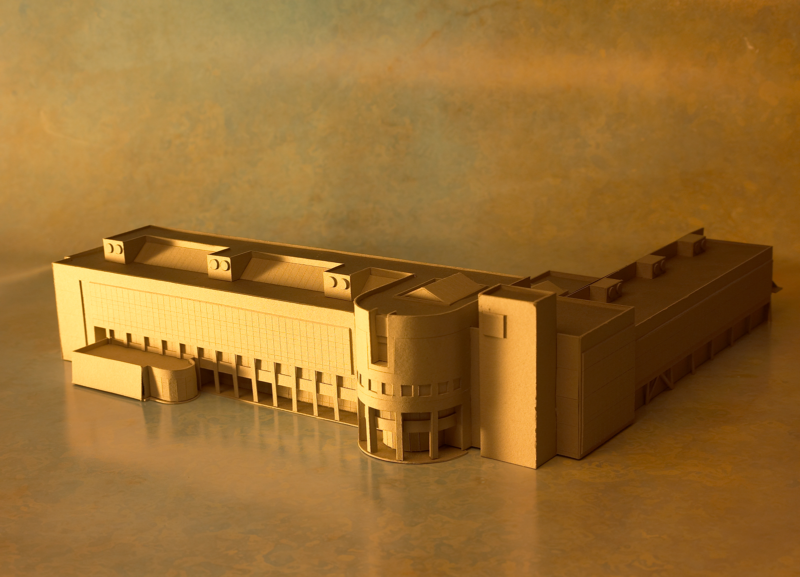 Model of New Engineering Building