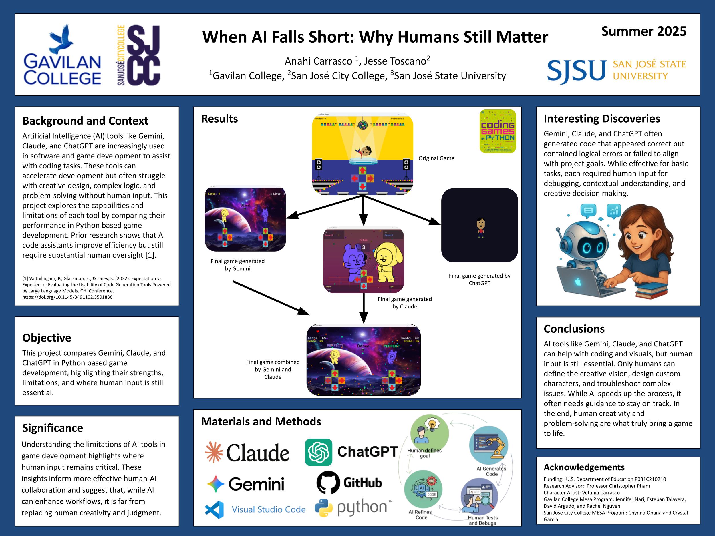 Poster of Christopher Pham's students.