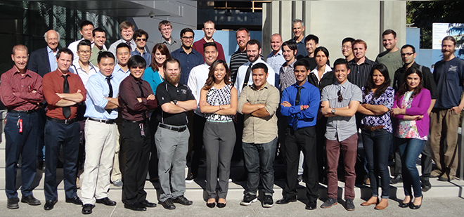 Large Group of SMSSV team members pose for a picture.